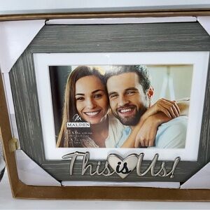 Malden International Designs "This Is Us!" Distressed Expressions Picture Frame